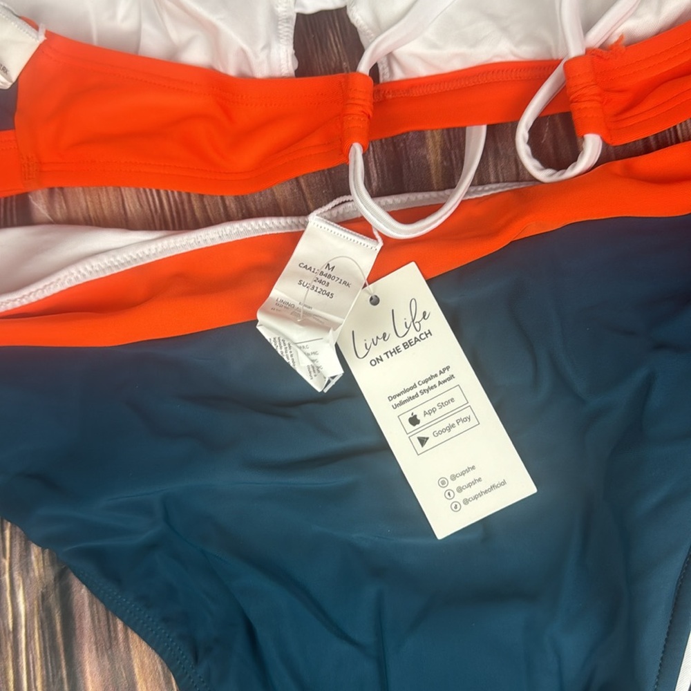 Color-block Bikini- Size Medium - Picture 4 of 6